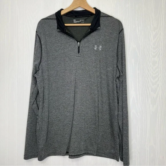 Under Armor loose thread borne heat gear 1/4 zip polo size XL - Picture 1 of 9